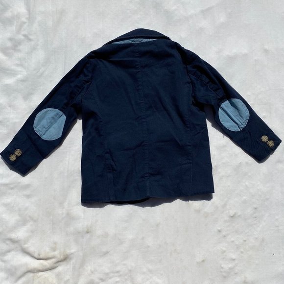 Me and Henry Navy Cotton Blazer Jacket Boys - Picture 3 of 8